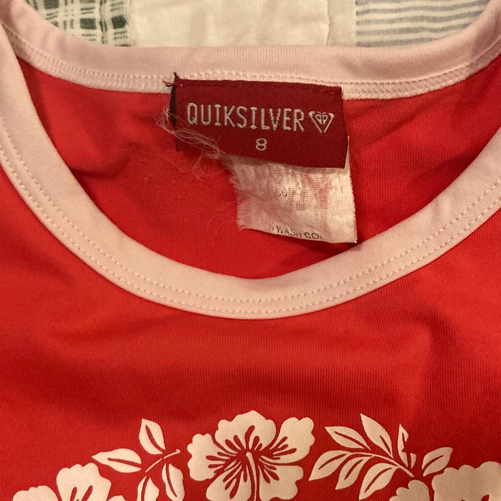 Roxy Melon Tee with Ivory Accents - Picture 4 of 6